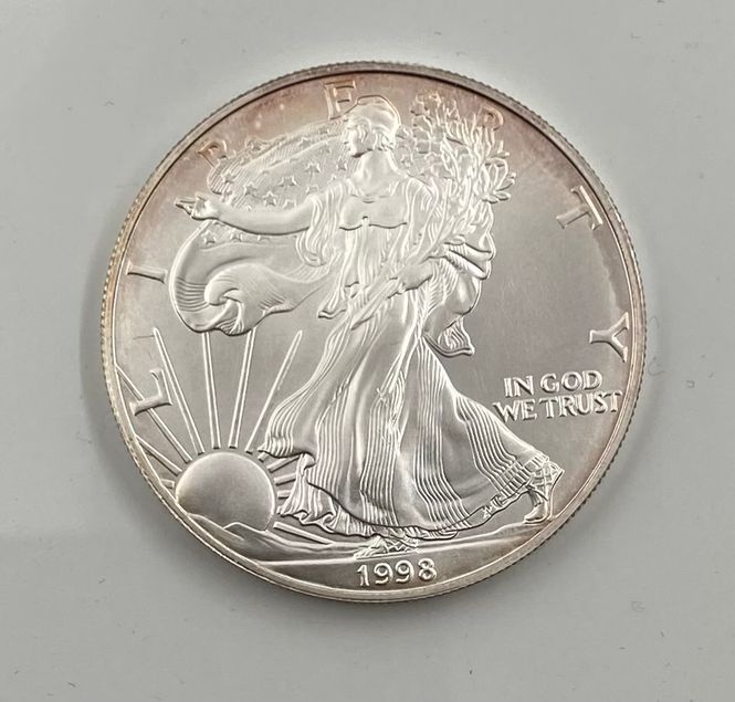 Hovedbilde 1 Dollar 1998: 1 Dollar Silver Eagles