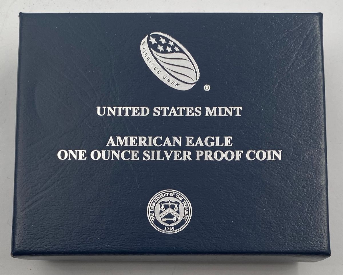 USA:1 dollar 2016 American Eagle i etui med dokumentasjon. 