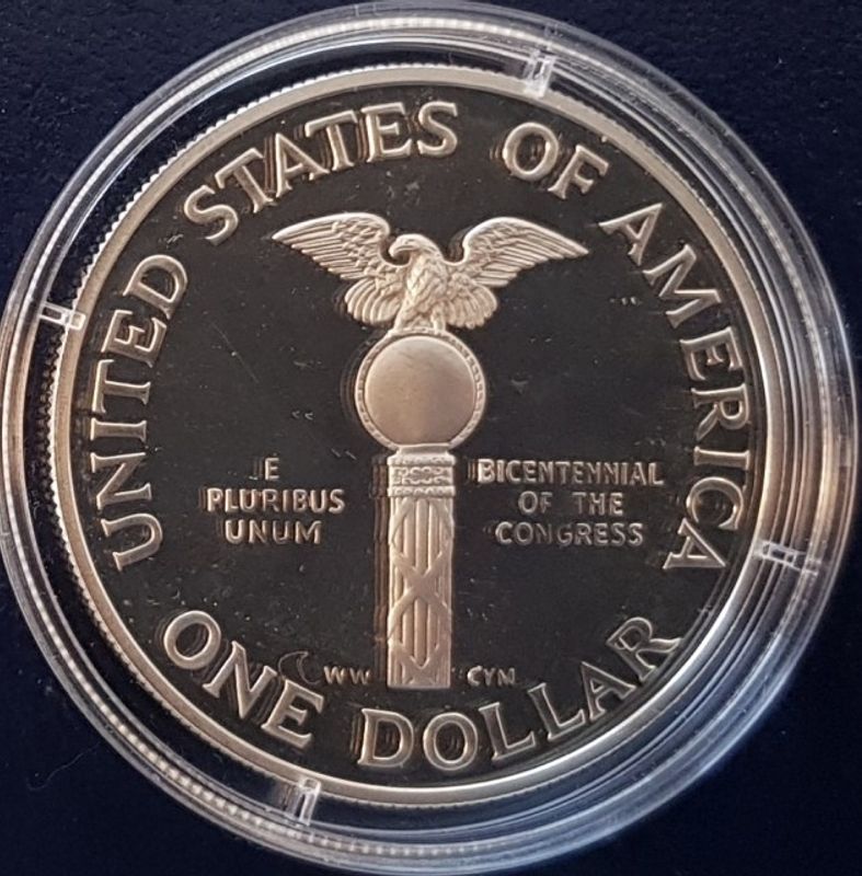 1 Dollar 1989: Congress Bicentennial