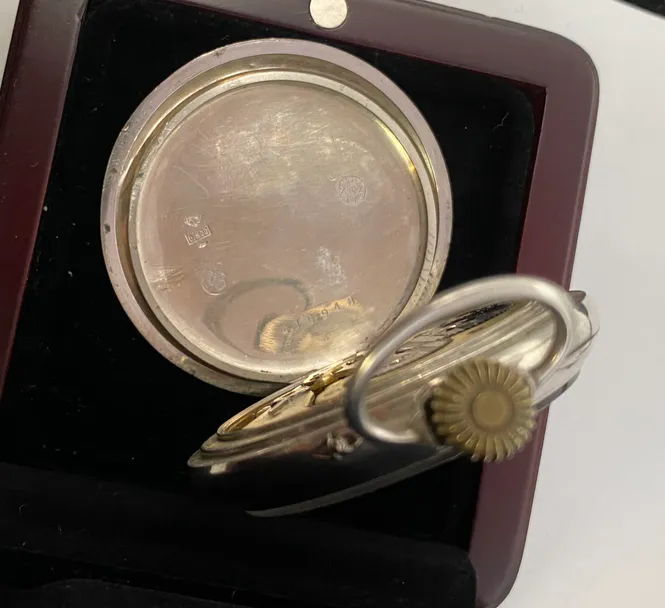 Hovedbilde JWC/IWC lommeur 800 sølv