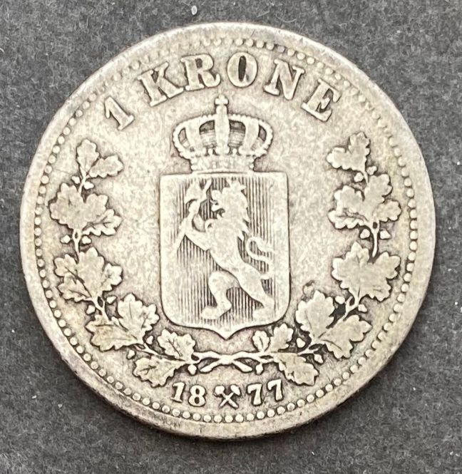 Hovedbilde 1 kr 1877 kv. -1