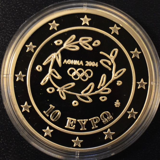 Hovedbilde Hellas: 10 euro 2003 (spydkaster)