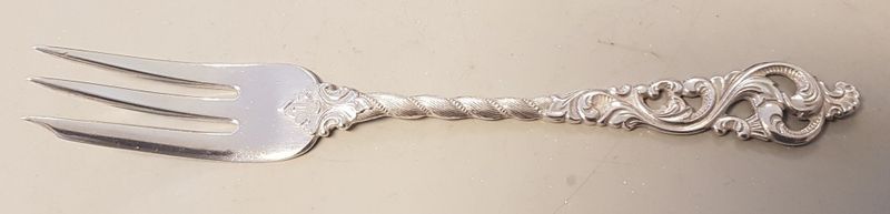 Dobbel rokokko: Kakegaffel 14,7 cm