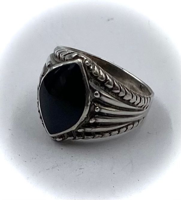 Hovedbilde Ring 925 s med plate.(13)