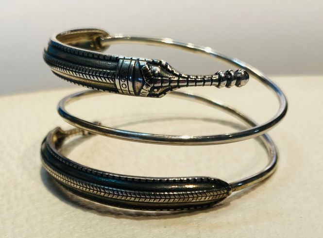 Hovedbilde Armring Saga serien i 925 sølv David Andersen