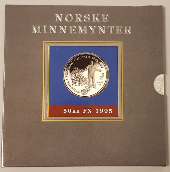 Hovedbilde 50 kr 1995 - FN i pappfolder.