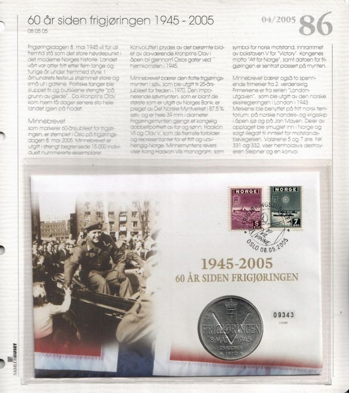 Nr 86. 60 år siden frigjøringen 1945-2005