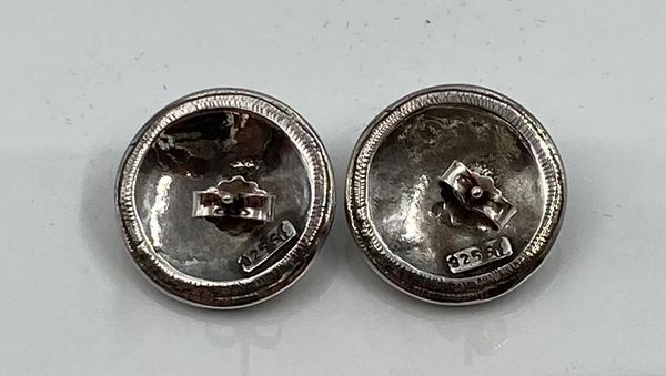 Hovedbilde Øredobber 925 sølv med sten. Huldresølv