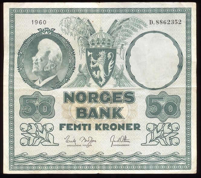 Hovedbilde 50 kr 1960 D.8862352 kv. 1/1-