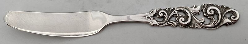 Telesølv: Smørspade 13 cm.