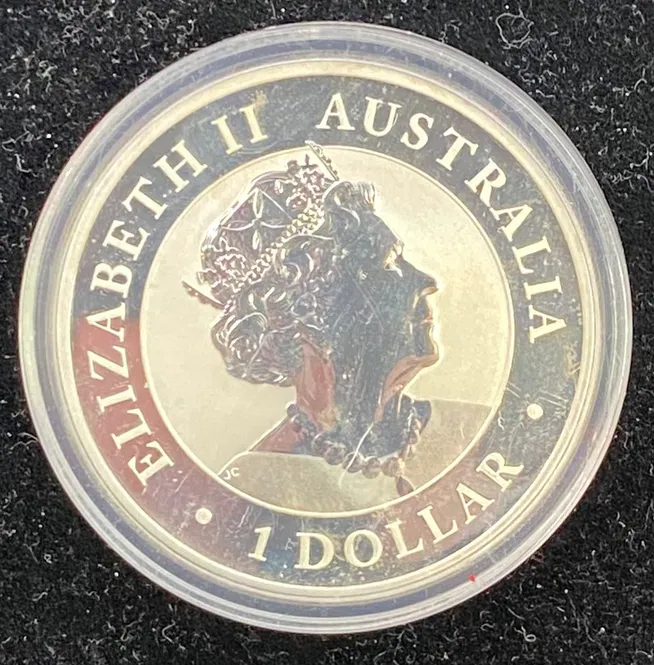 Hovedbilde Australia: 1 dollar 2022 Kookaburra. 1oz sølv