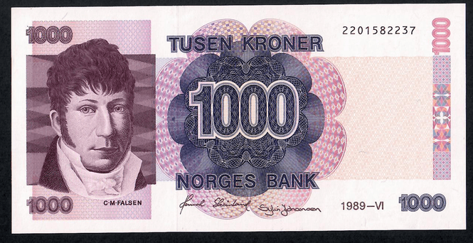 Hovedbilde 1000 kr 1989 kv. 0/01