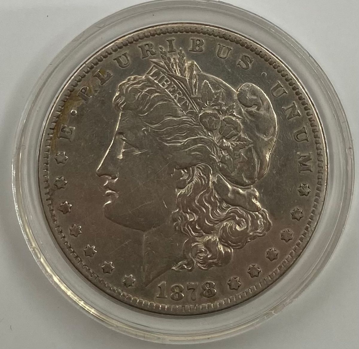USA:1 dollar 1878 Morgan Dollar.