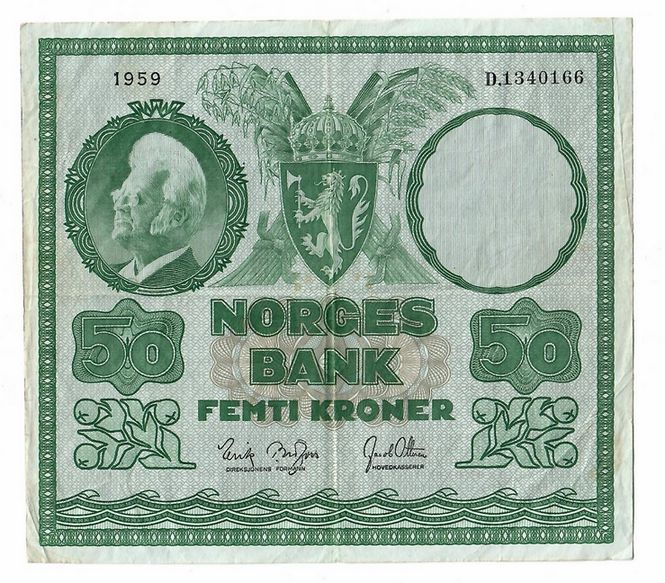 Hovedbilde 50 kr 1959 D.1340166 kv. 1/1-