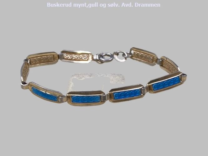 Hovedbilde Sølv og emalje armbånd.