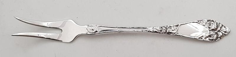 Opphøyd rose: Smørgaffel 11,7 cm