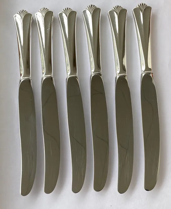 Hovedbilde Rådhus vifte: 6 x liten spisekniv kort skaft 20,2 ...
